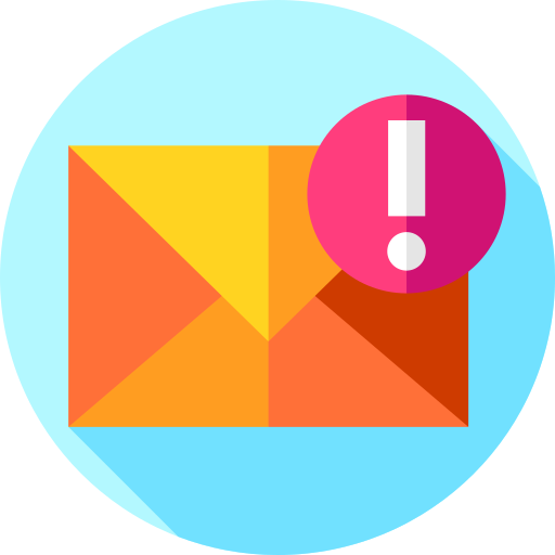 Envelope Flat Circular Flat icon