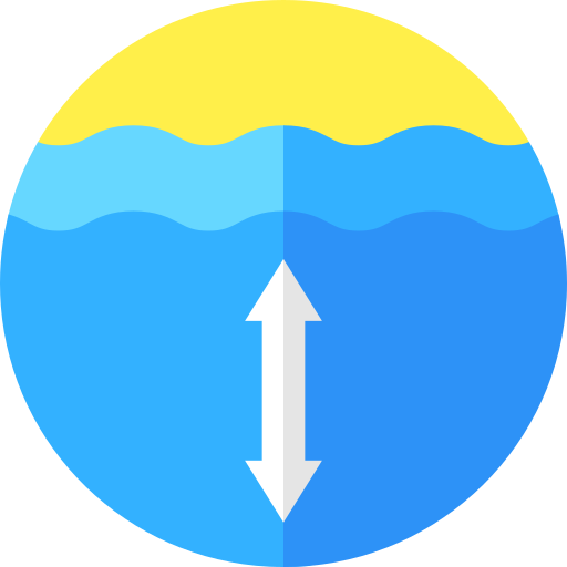 profundo Flat Circular Flat icono