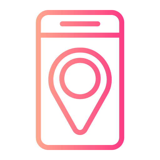 GPS Generic gradient outline icon