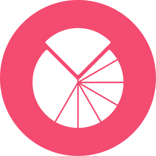 Pie chart Generic color fill icon