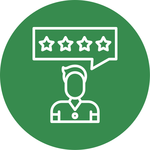 customer review Generic color fill icon