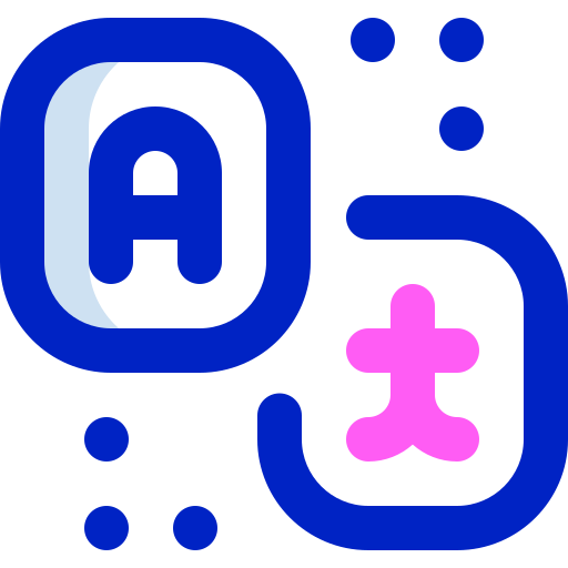 언어 Super Basic Orbit Color icon