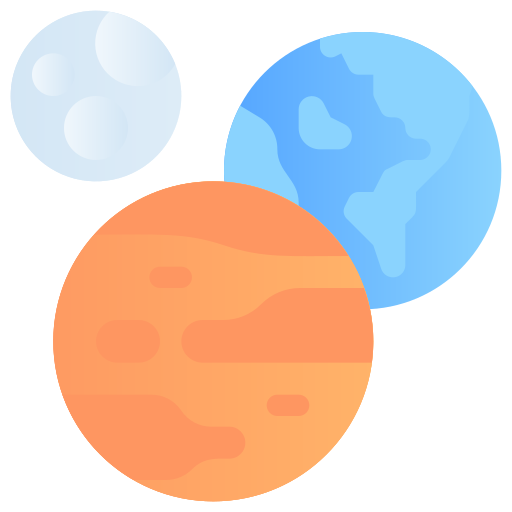 Planets Generic gradient fill icon