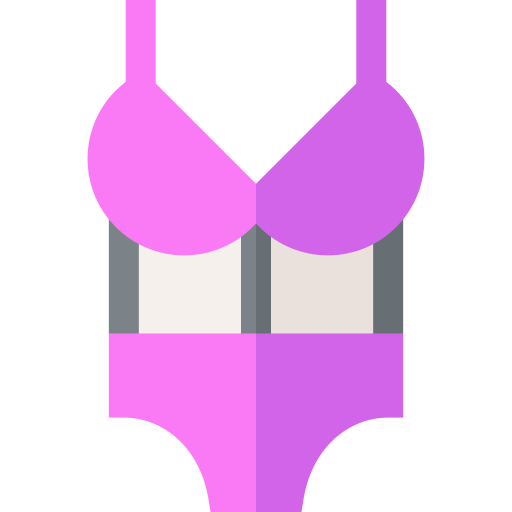 lingerie Basic Straight Flat icoon