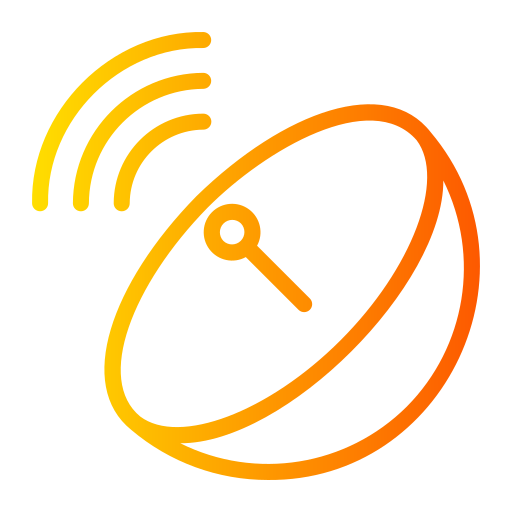 radar Generic gradient outline icona