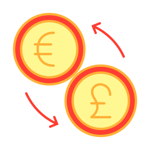 cambio valuta Generic color lineal-color icona