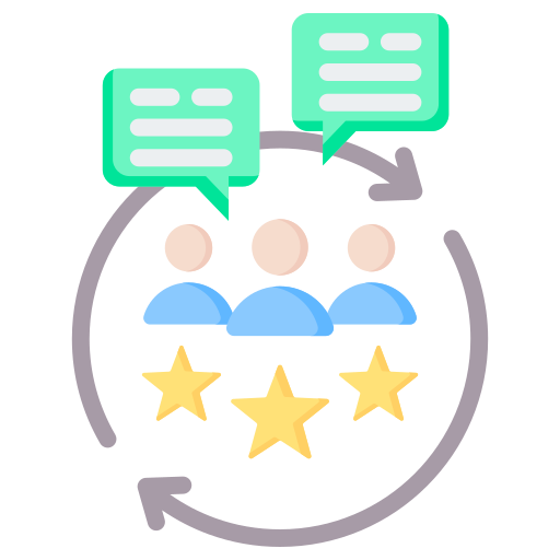 Customer feedback Generic color fill icon