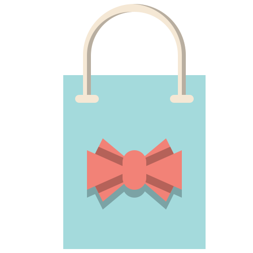bolsa de regalo Generic color fill icono