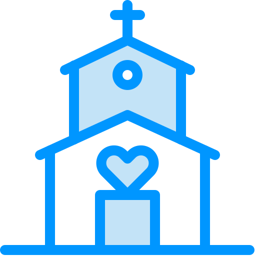 Church Generic color lineal-color icon