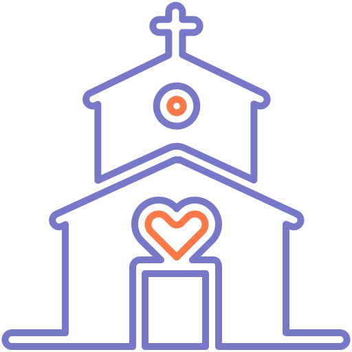 kościół Generic color outline ikona