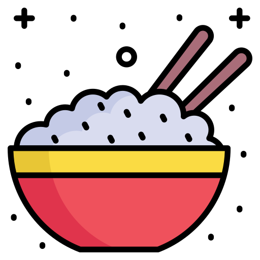 miska ryżu Generic color lineal-color ikona