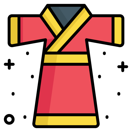 chińska sukienka Generic color lineal-color ikona