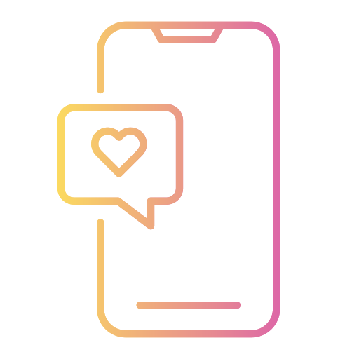 dating app Generic Gradient icon