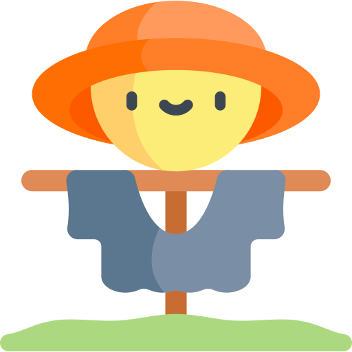 Scarecrow Kawaii Flat icon