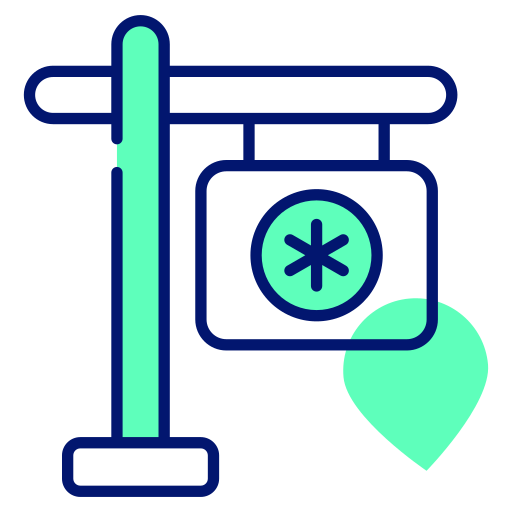 centro medico Generic color lineal-color icona