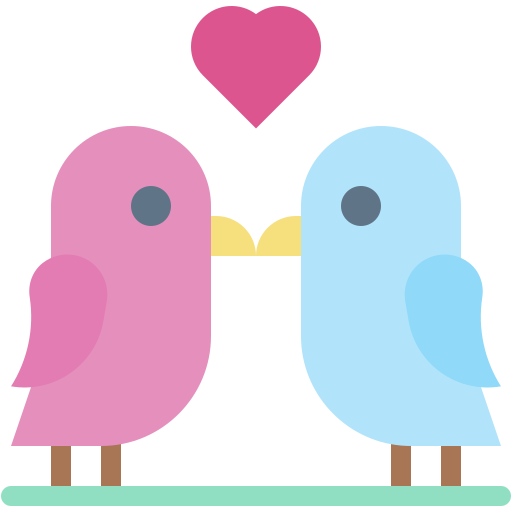 pájaros del amor Generic color fill icono