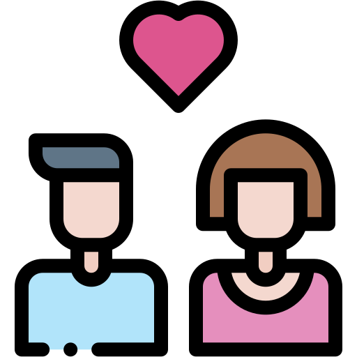 Couple Generic color lineal-color icon