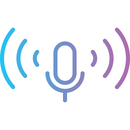 microphone Generic gradient outline Icône