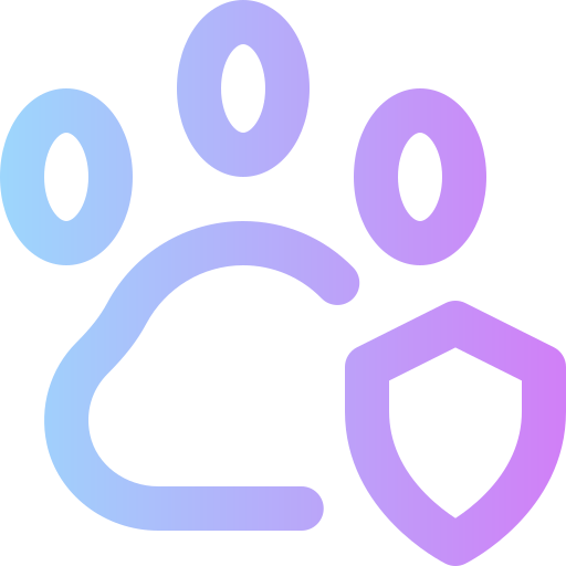 애완동물 보험 Super Basic Rounded Gradient icon