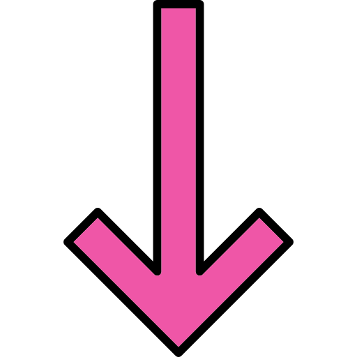 Down Generic color lineal-color icon