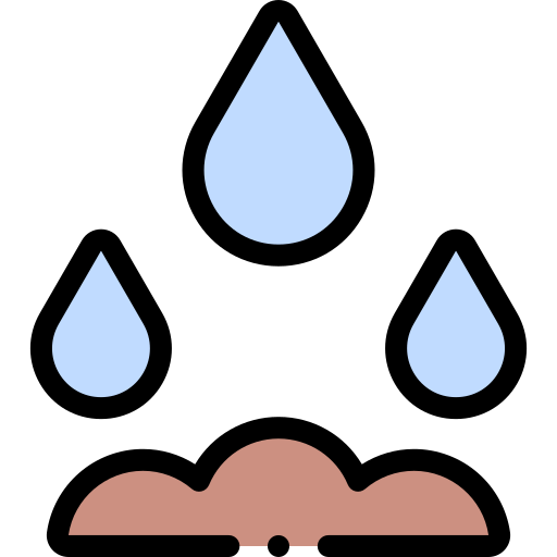 灌漑 Detailed Rounded Lineal color icon
