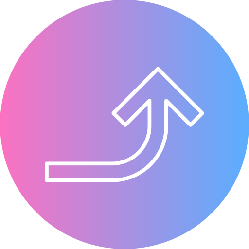 Turn up Generic gradient fill icon