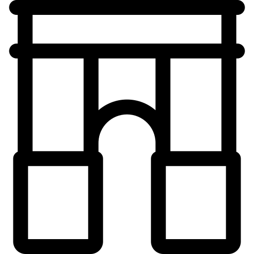 arco Basic Rounded Lineal Ícone