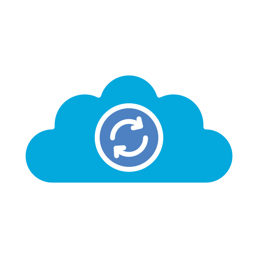 Cloud Sync Generic color fill icon