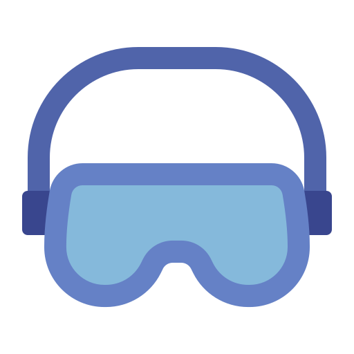 Safety goggles Generic color fill icon