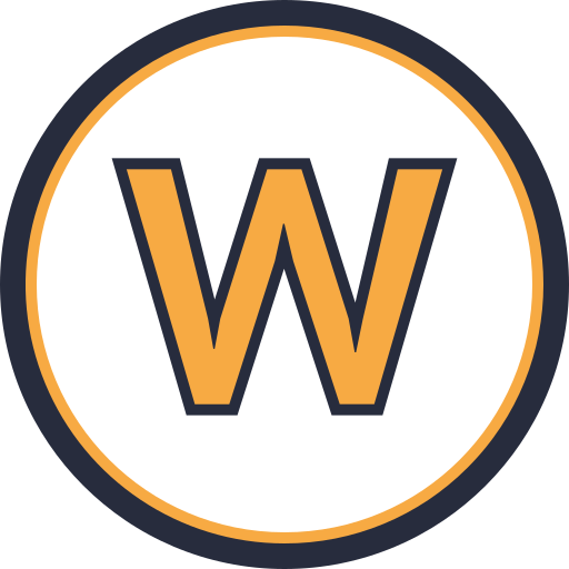 Letter w Generic color lineal-color icon