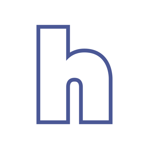 lettera h Generic color outline icona