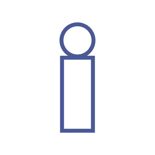 litera i Generic color outline ikona