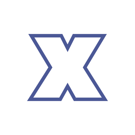 lettre x Generic color outline Icône
