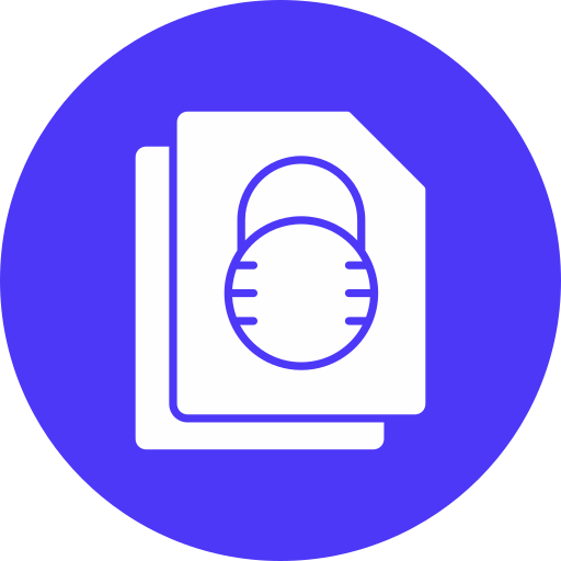 Secure data Generic color fill icon