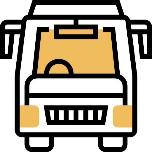 バス Meticulous Yellow shadow icon