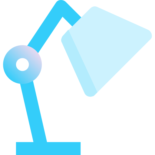 Desk lamp Fatima Blue icon