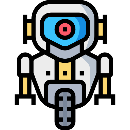 roboter Meticulous Lineal Color icon