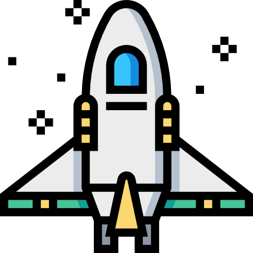Spaceship Meticulous Lineal Color icon