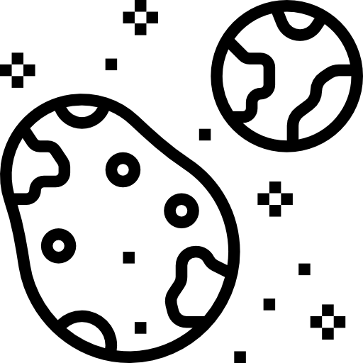 소행성 Meticulous Line icon