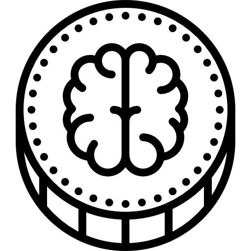 criptomoneda Coloring Lineal icono