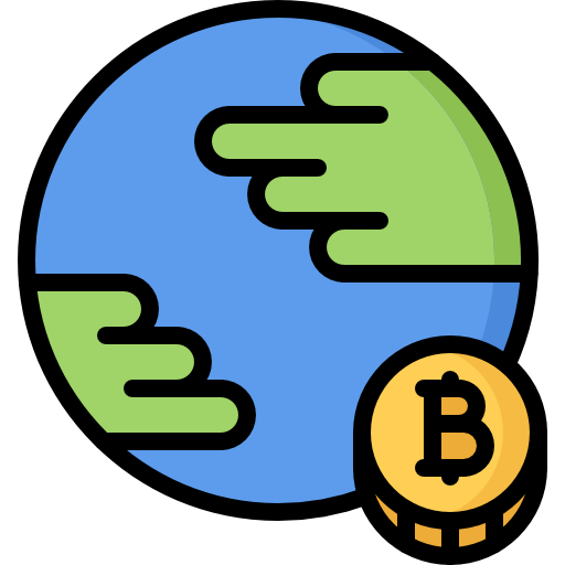 blockchain Coloring Color icon