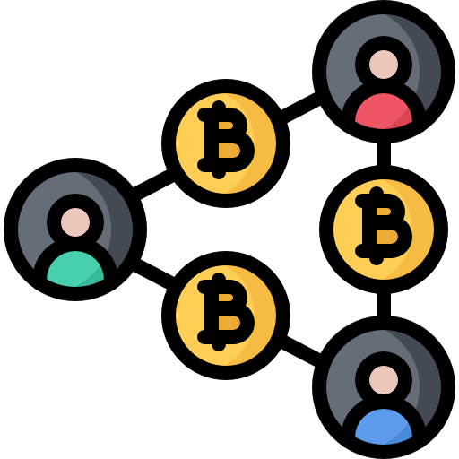 Bitcoin Coloring Color icon