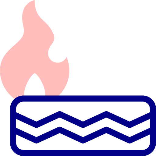 Burning Detailed Mixed Lineal color icon