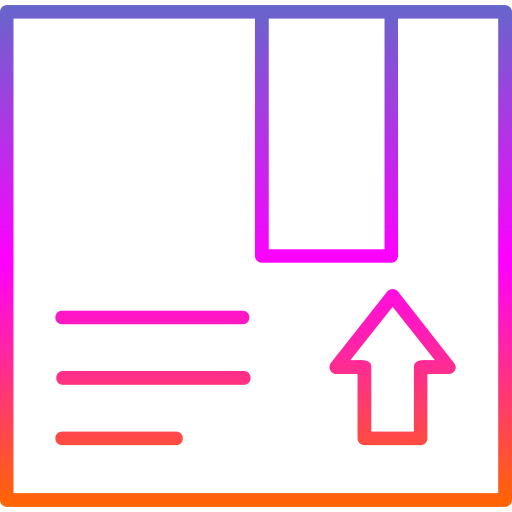 caja de entrega Generic gradient outline icono