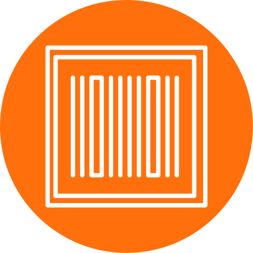 barcode Generic color fill icon