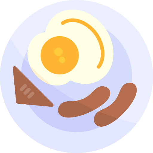 colazione Generic color fill icona