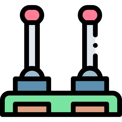 controlador Detailed Rounded Lineal color icono