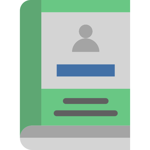 Biography Generic color fill icon