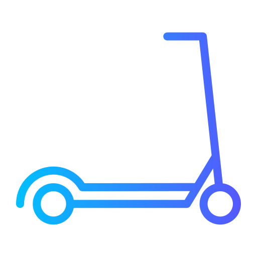 Kick Scooter Generic gradient outline icon
