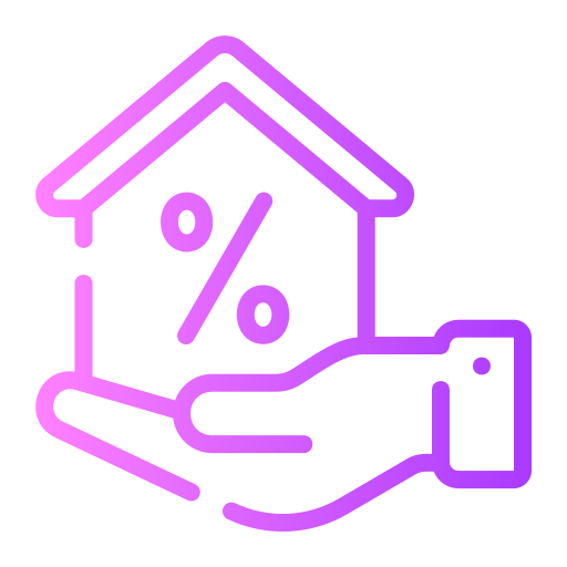 hipoteka Generic gradient outline ikona